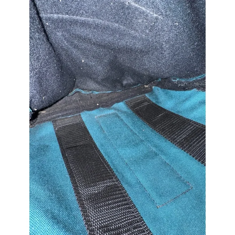 Vintage Cencal Aviation Products Teal USA Flight Bag Pilot Gear Carry Case‎ READ